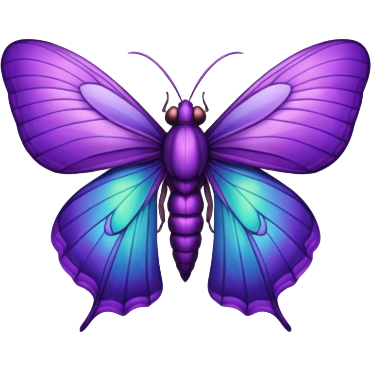 purple moth emoji
