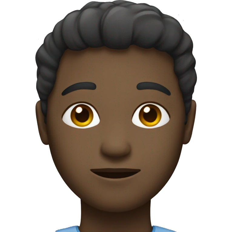 person that has no facial features and is one color emoji