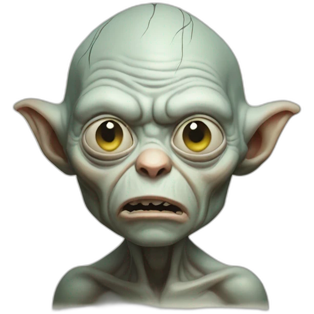 Gollum-sad emoji