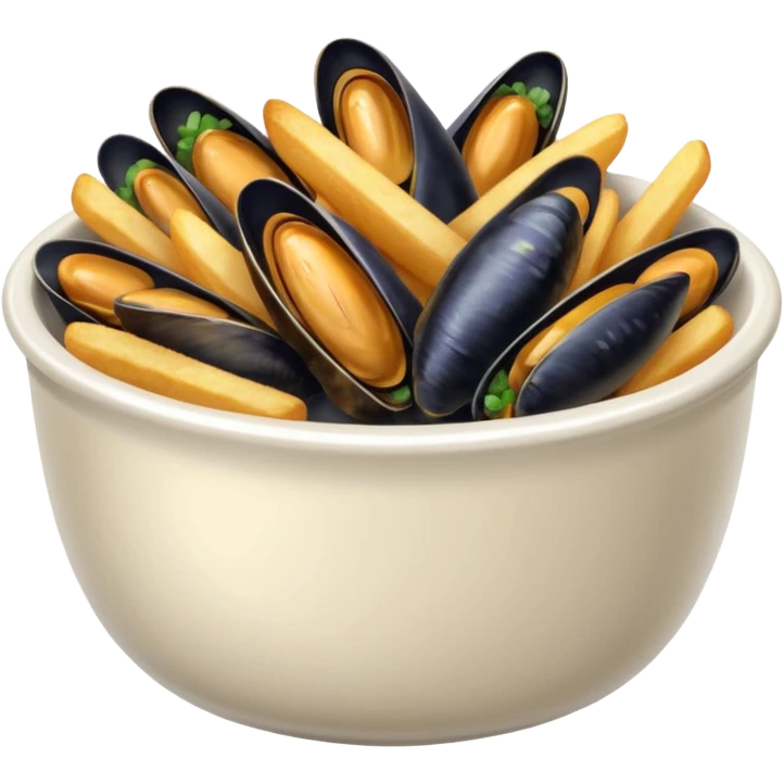 Moules frites emoji