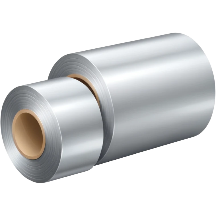 silver foil thin roll emoji