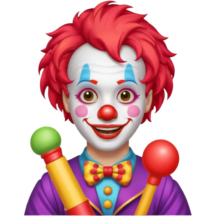 Clown with dildo  emoji