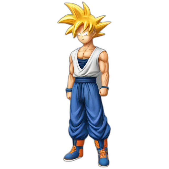 does goku clean nuts? emoji