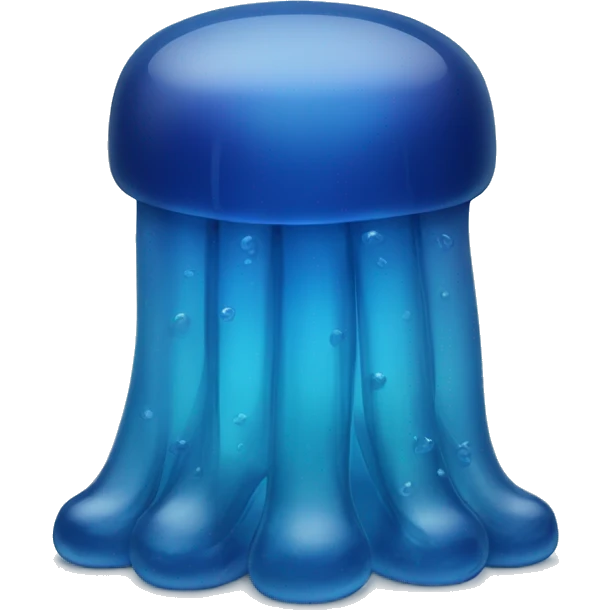 blue jelly tower emoji