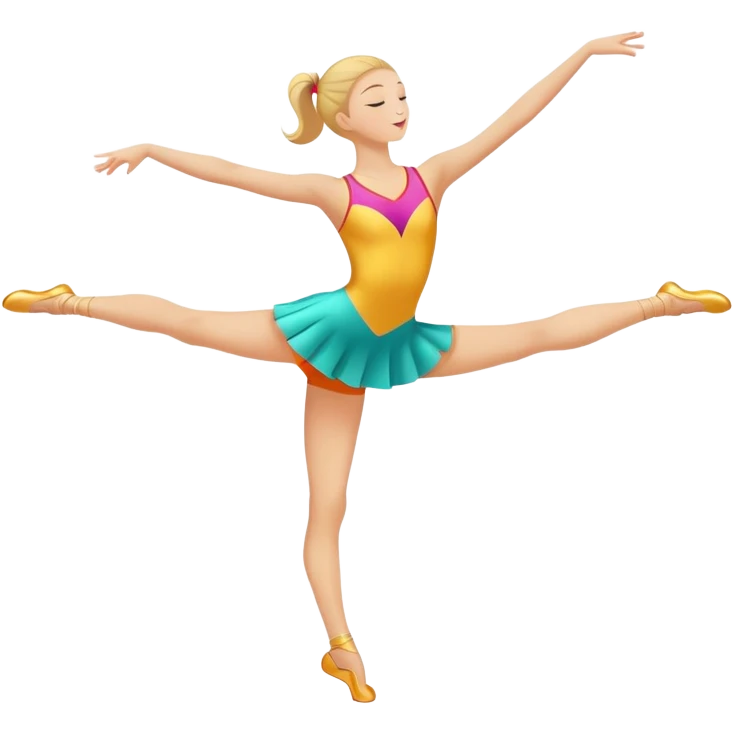 Gimnasia ritmica emoji