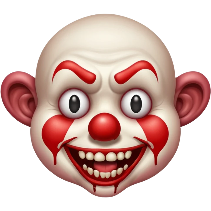a piece of clown meat emoji