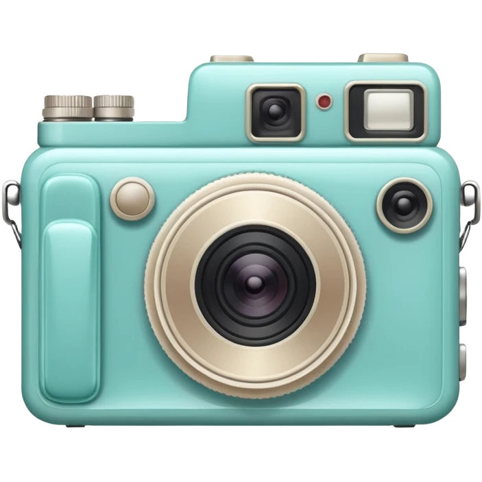 Pastel Teal Camera emoji