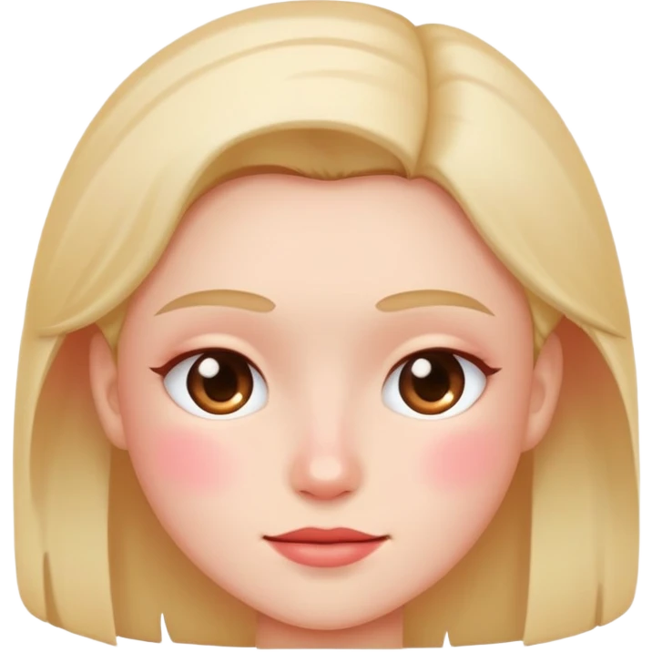 Blushing  emoji