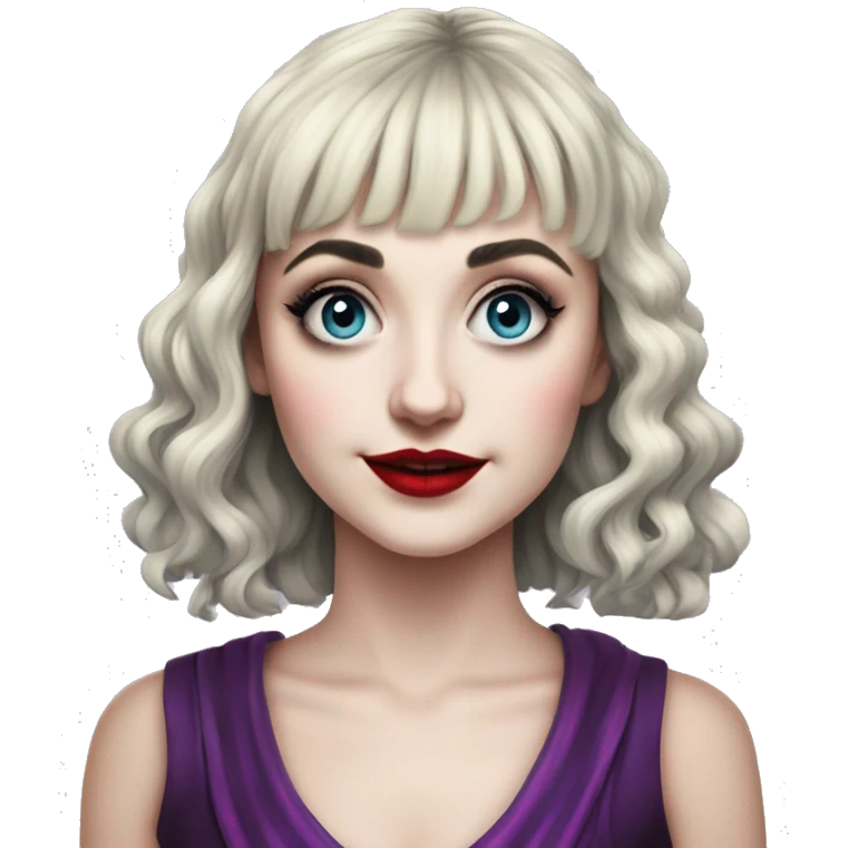 Sophia Anne Caruso is an American actress and singer best known for originating the role of Lydia Deetz in the Broadway musical Beetlejuice,  emoji