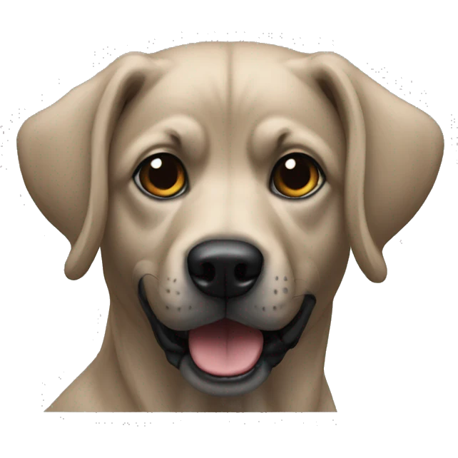 Chien noir emoji
