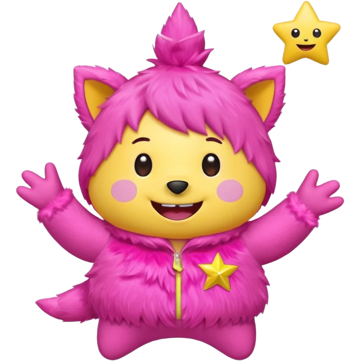 Pinkfong from pinkfong wonder star emoji