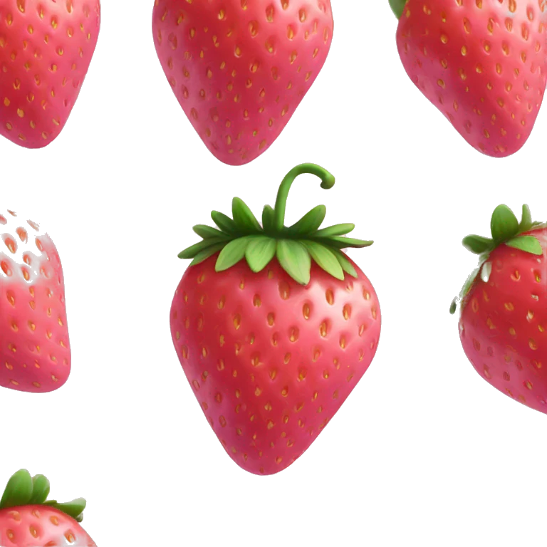 Baby Pink strawberry  emoji