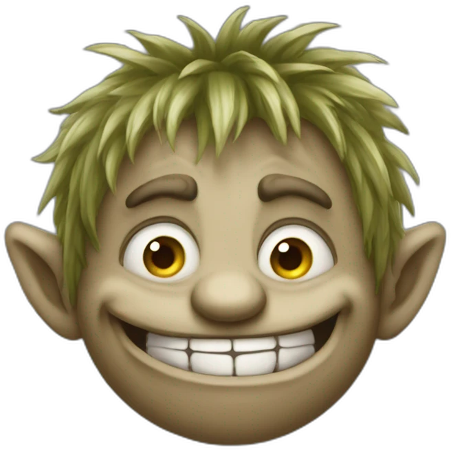 Troll face gigachaf emoji