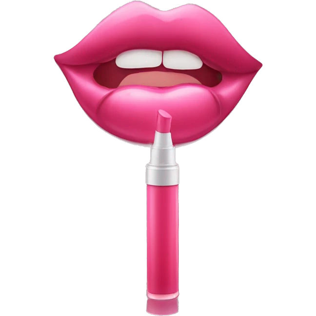 Lip gloss emoji