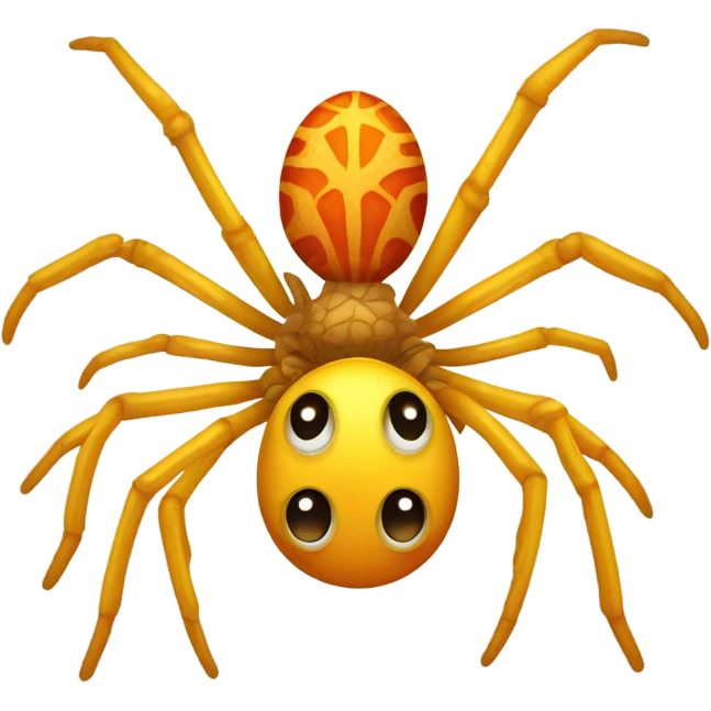 Sunshine spider emoji