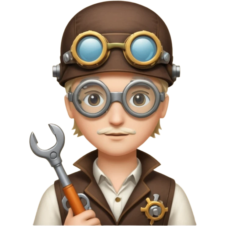Steampunk Inventor emoji