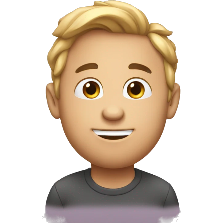 Tom cartoon says I love you emoji
