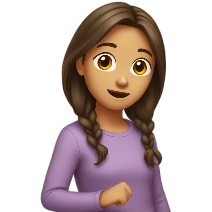 fille-brune-qui-dab emoji