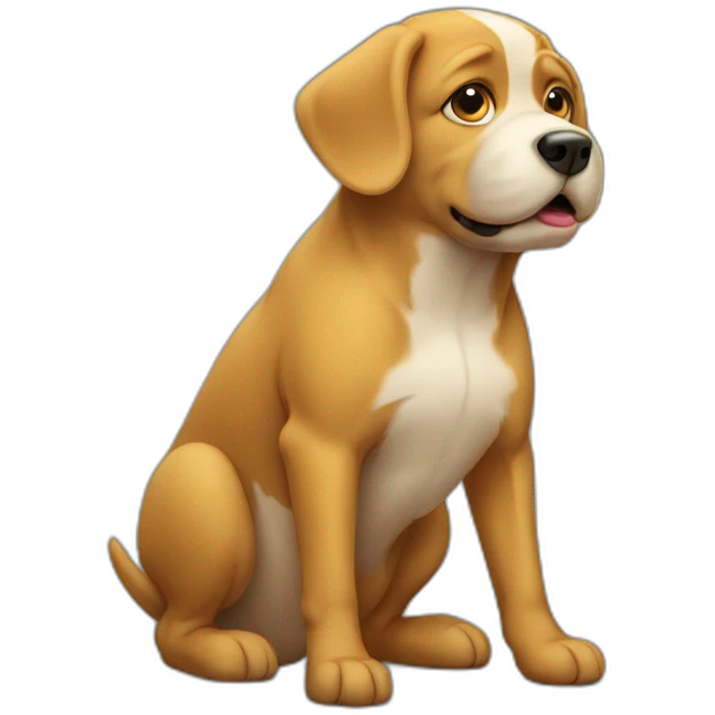 dog peeing emoji