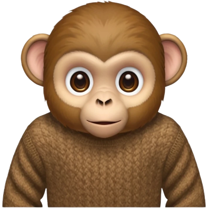 Monkey in a sweater  emoji