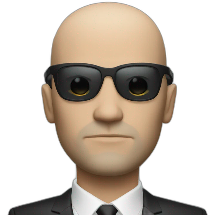 agent 47 emoji