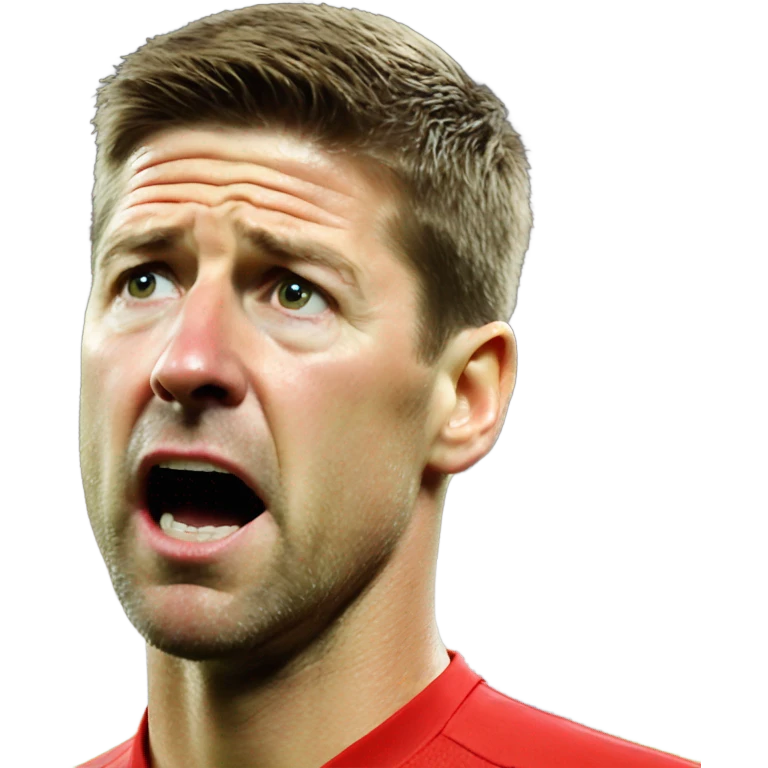 Steven Gerrard crying emoji