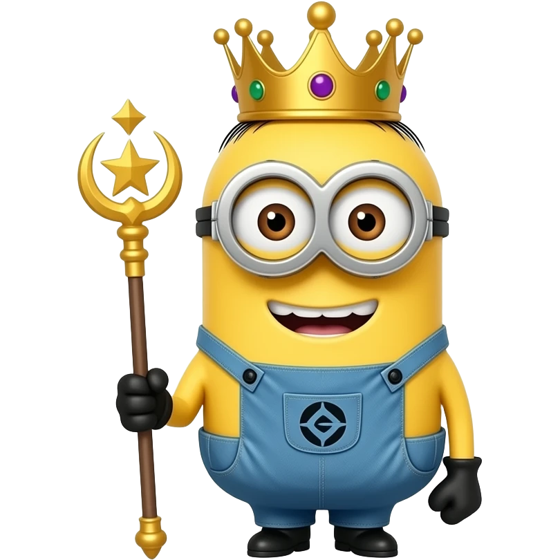 King Minion with text "King DrD emoji