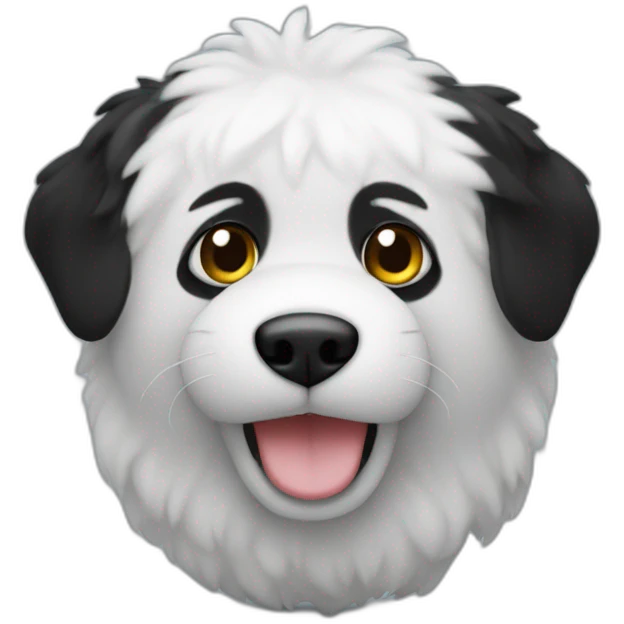 Mono peluche negro gordo emoji