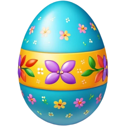 Beautiful Easter egg emoji