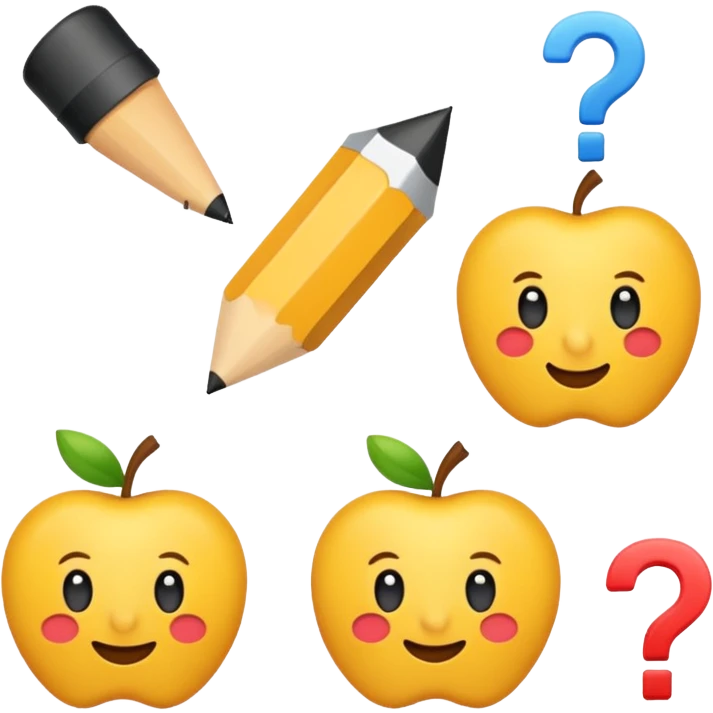 50/50 question emoji