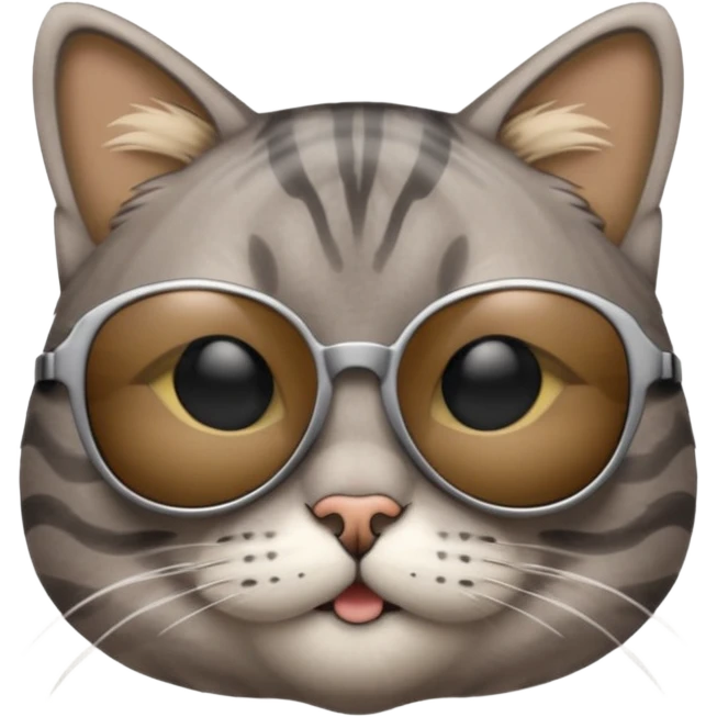 Cat wearing sunglasses emoji
