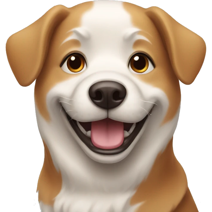 Happy dog emoji