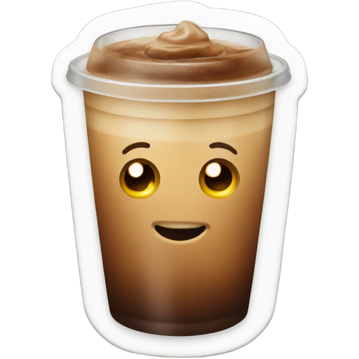 Iced coffee emoji