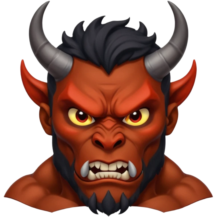 black demon  emoji