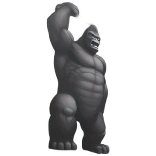 King Kong on building emoji
