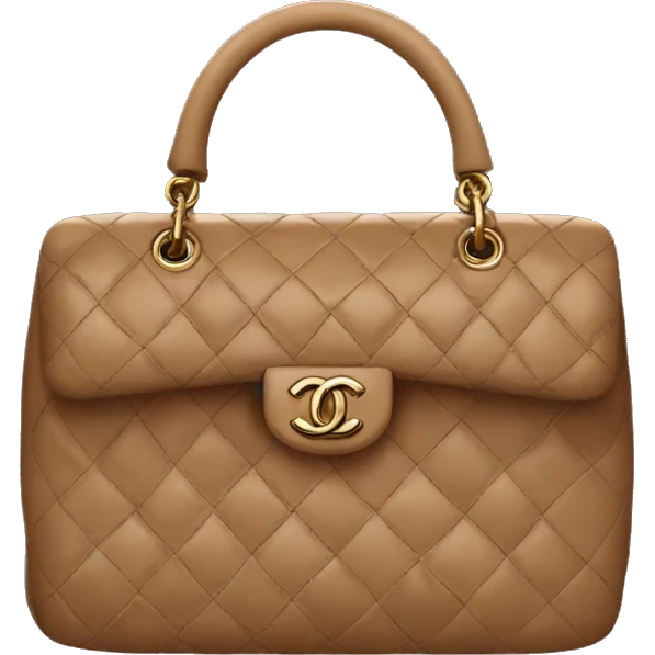 Chanel bag brown  emoji