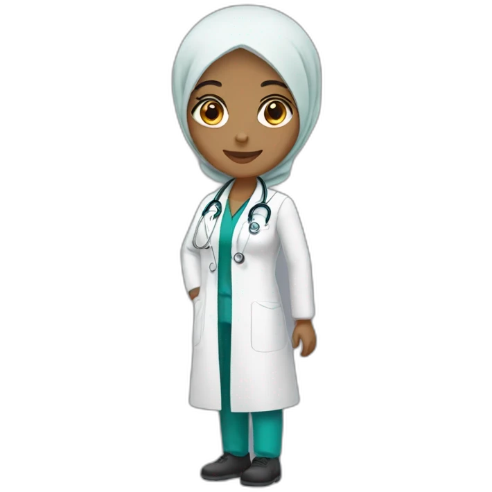 Hijab doctor emoji
