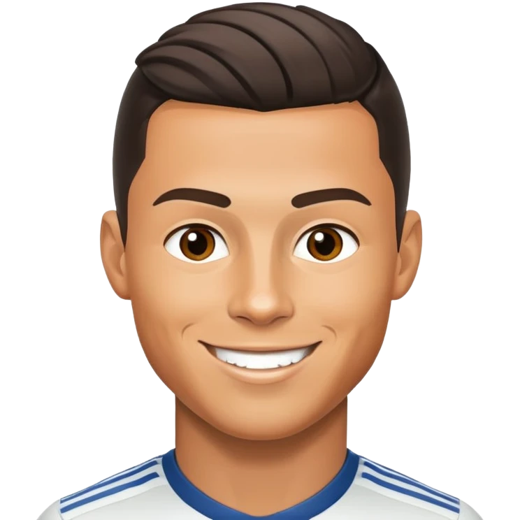 Cristiano qui rie emoji