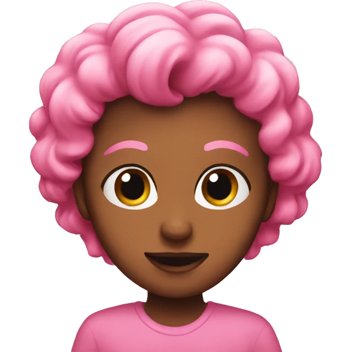 Pink love emoji