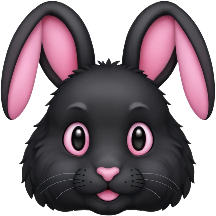Black rabbit emoji