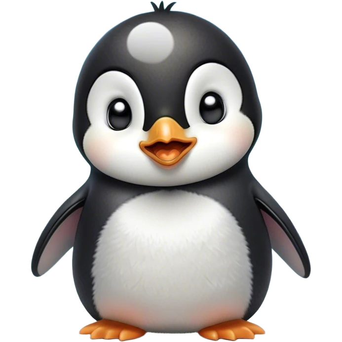 Cinematic Cute Yawning Baby Penguin Portrait Emoji, Head tilted slightly with a dramatic, wide-open yawn, showcasing soft, cuddly feathers and sleepy, half-closed eyes brimming with drowsy contentment, Simplified yet irresistibly adorable features, highly detailed, glowing with a soft, cozy polar glow, high shine, relaxed yet expressive, stylized with a dash of whimsical charm, soft glowing outline, capturing the essence of a drowsy yet affectionate arctic cherub that appears ready to stretch out for a nap! emoji