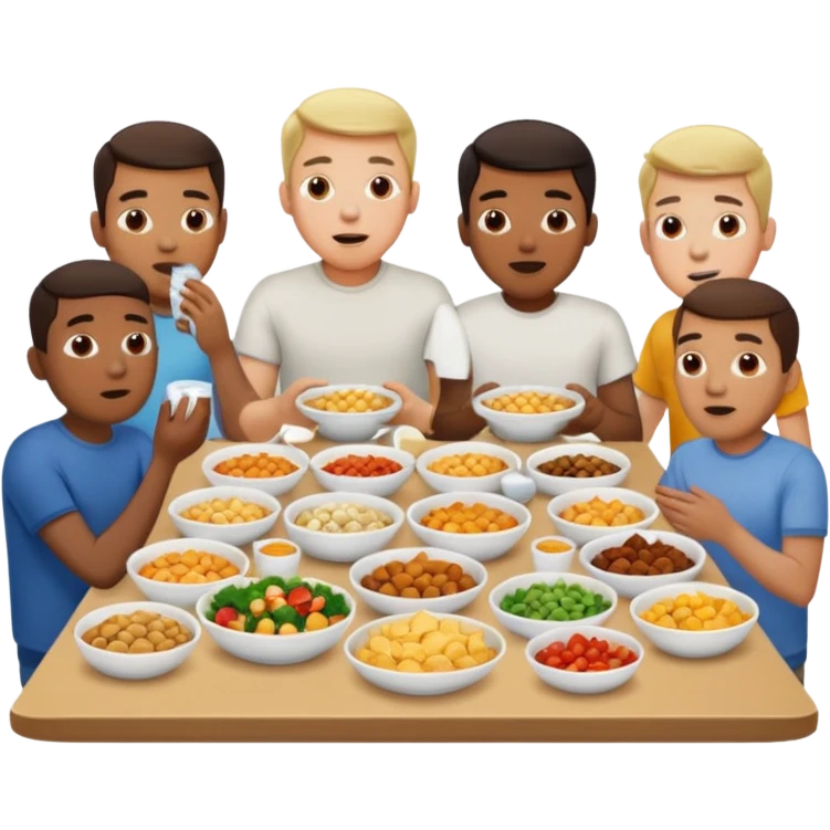 Hombres se les hace agua la boca emoji