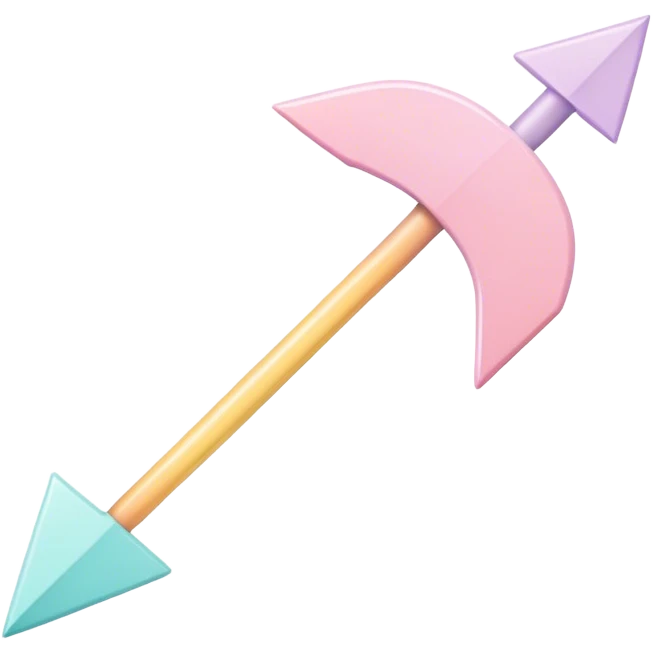 pastel arrow emoji
