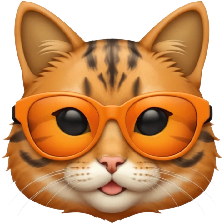 Cat wearing sunglasses emoji