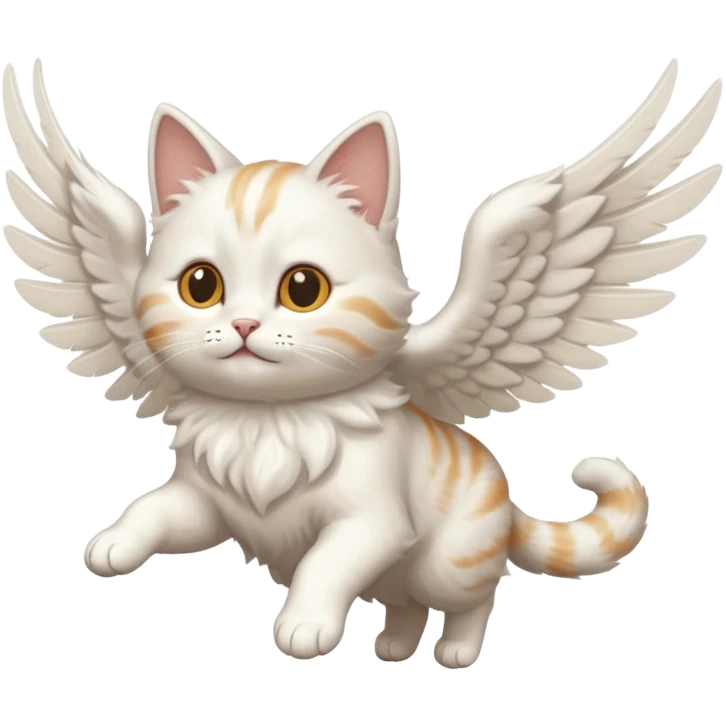 Flying cat emoji