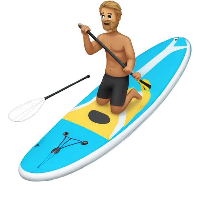 Bryn Taunton paddle boarding emoji