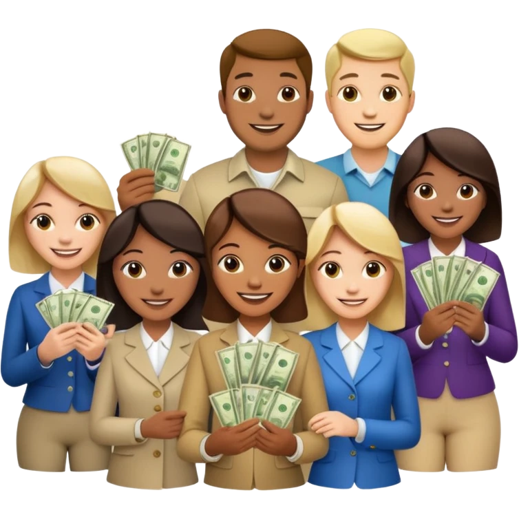 group making money emoji