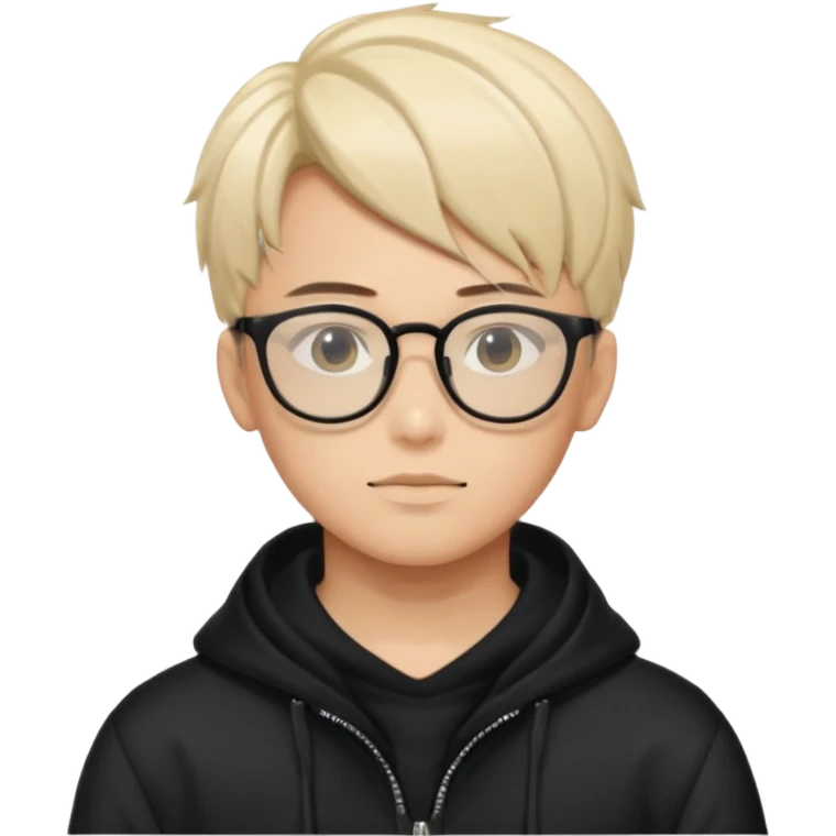 anime boy balenciaga glasses emoji