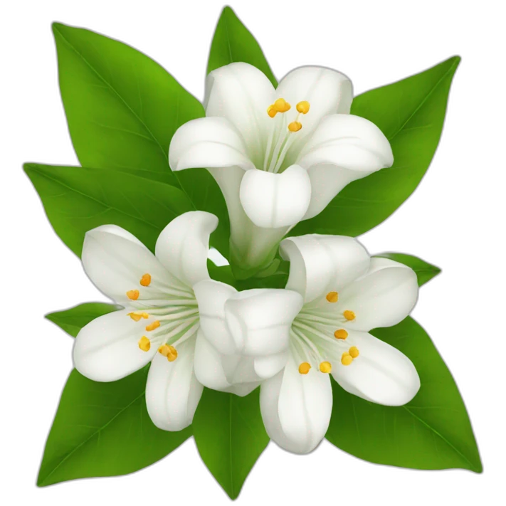 White bell flower emoji