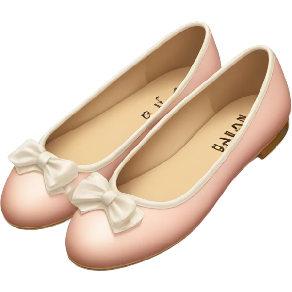 Chanel ballet flats emoji
